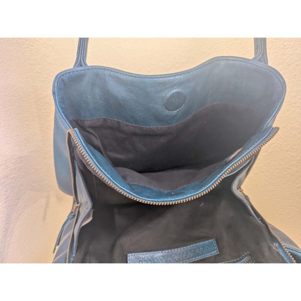 WANDERERS TRAVEL CO Aqua Como Luxury Designer Handbag Shoulder Bag $249 purse - Picture 10 of 16